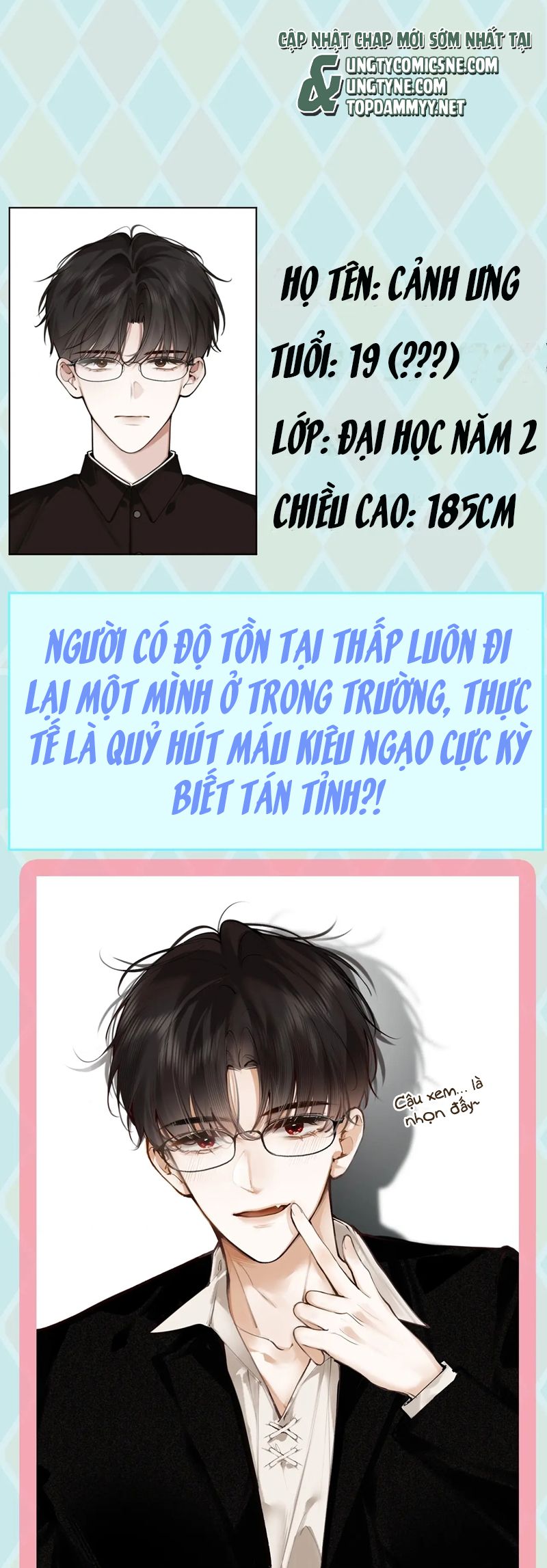 Tiếp Xúc Nguy Hiểm Giới thiệu nhân vật - Trang 2