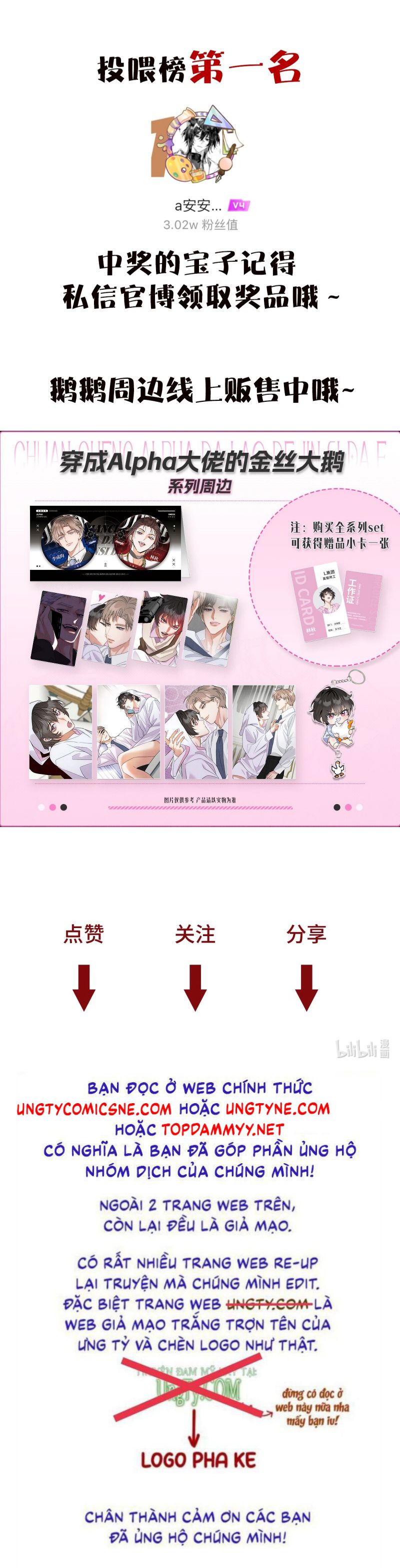 Xuyên Thành Con Ngỗng Vàng Của Đại Lão Alpha Chap 12 - Trang 2
